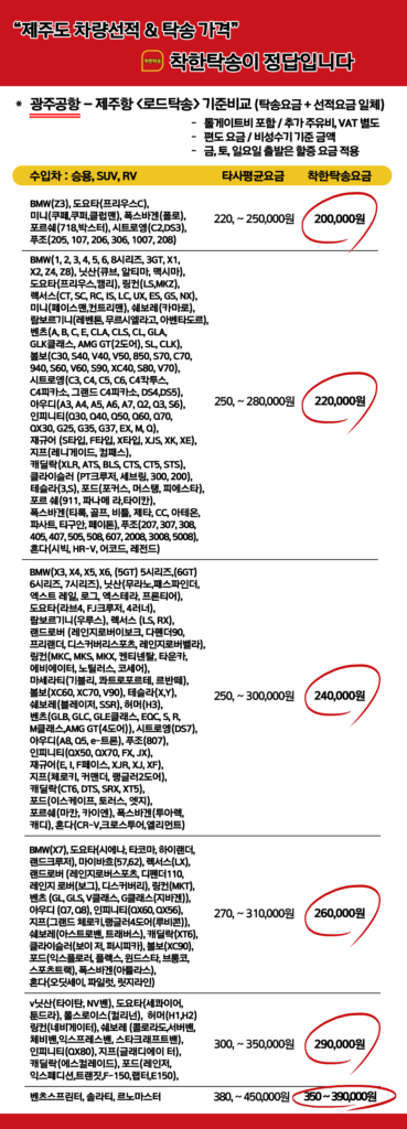 광주 외제차탁송