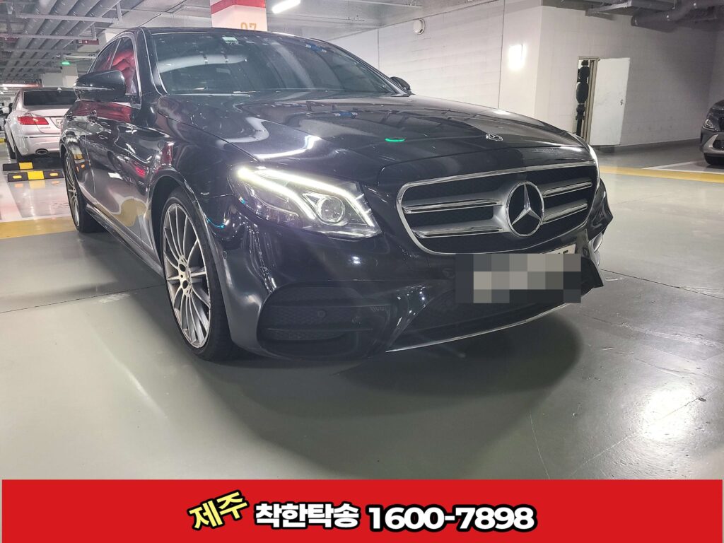 벤츠E300검차중 정면