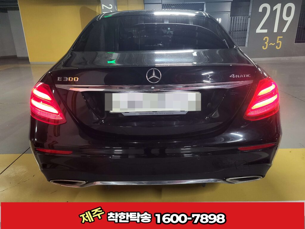 벤츠E300검차 후면
