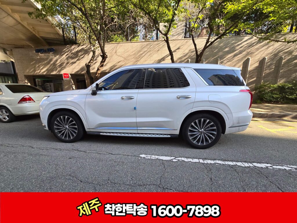 원주탁송 좌측 옆면 도착 후