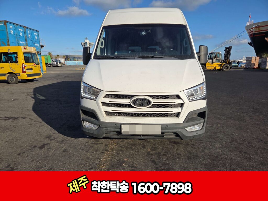 솔라티 캠핑카탁송 제주항 출발준비