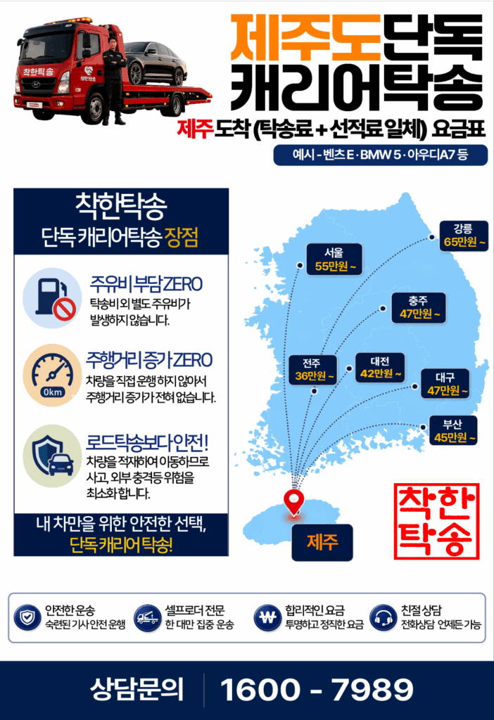 단독캐리어 탁송